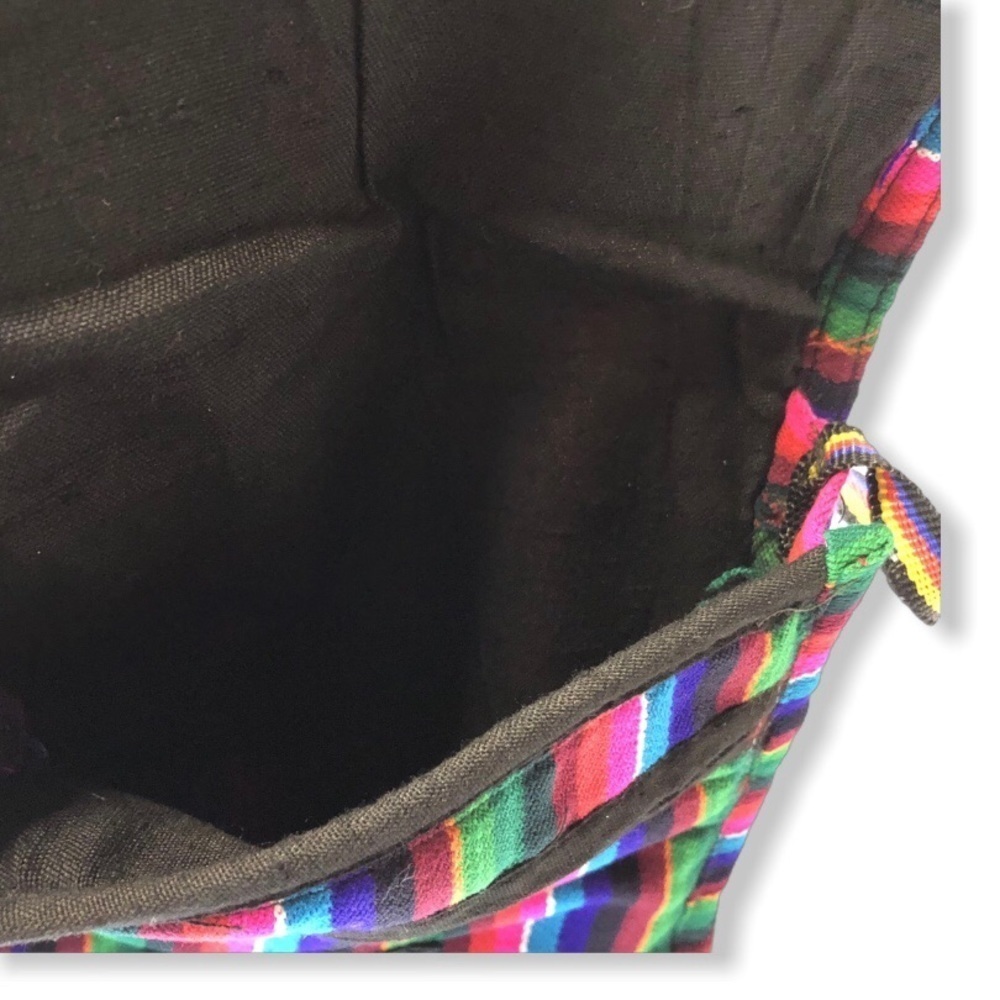 Toni Boho Gypsy Festival Rainbow Fringe Crossbody Bag - Picture 7 of 9